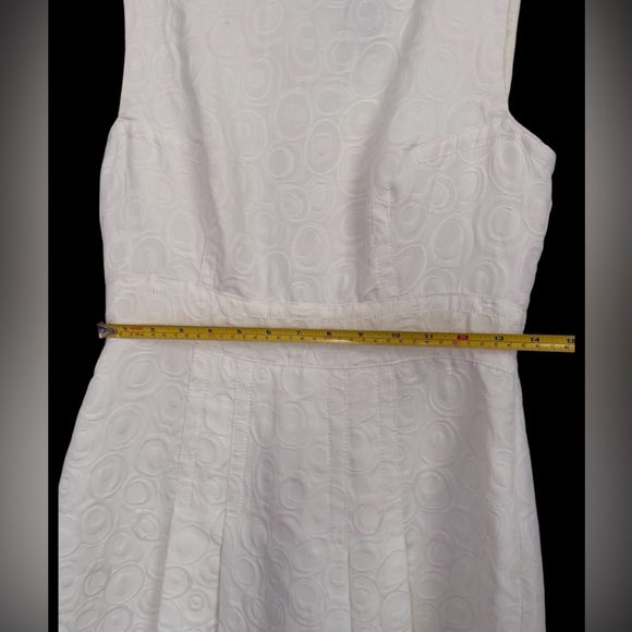 Jax Textured White/Elagant Mini Dress size 6 - Picture 5 of 7